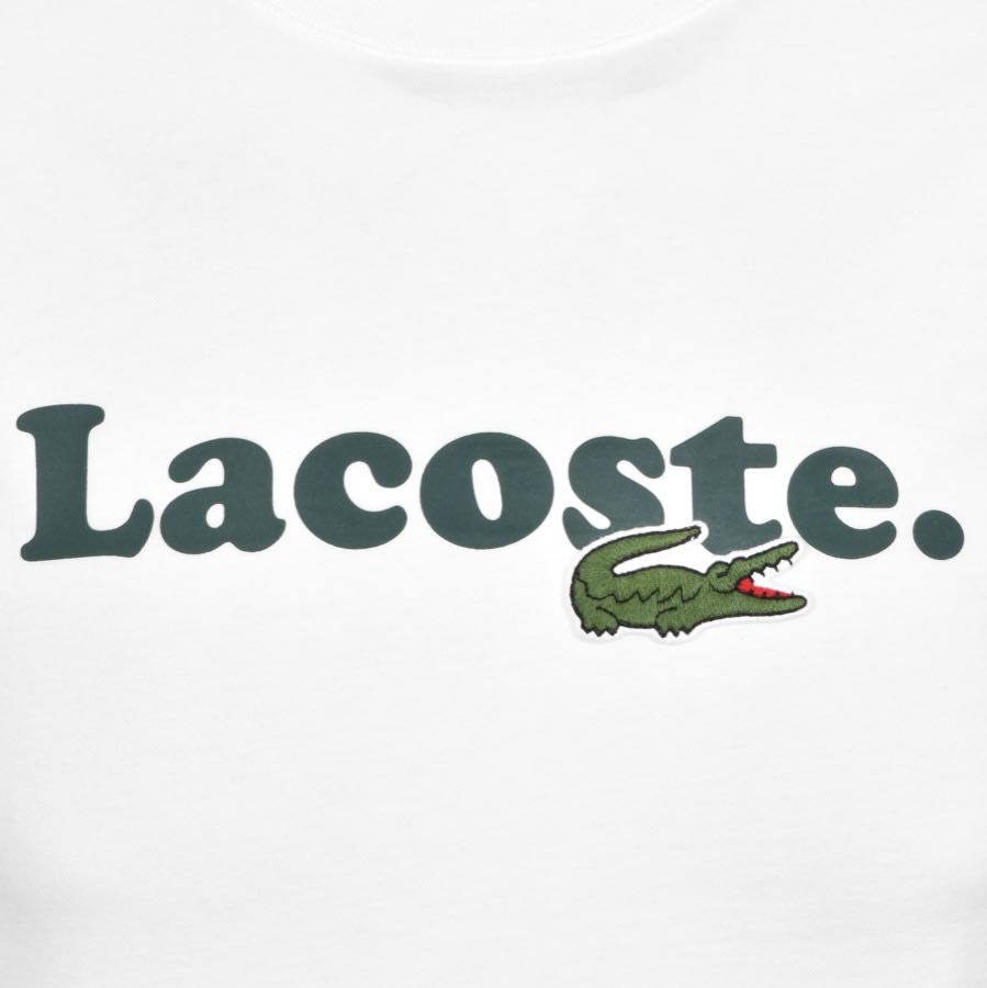 Alternative Image for ProductLacoste Crew Neck T Shirt White3